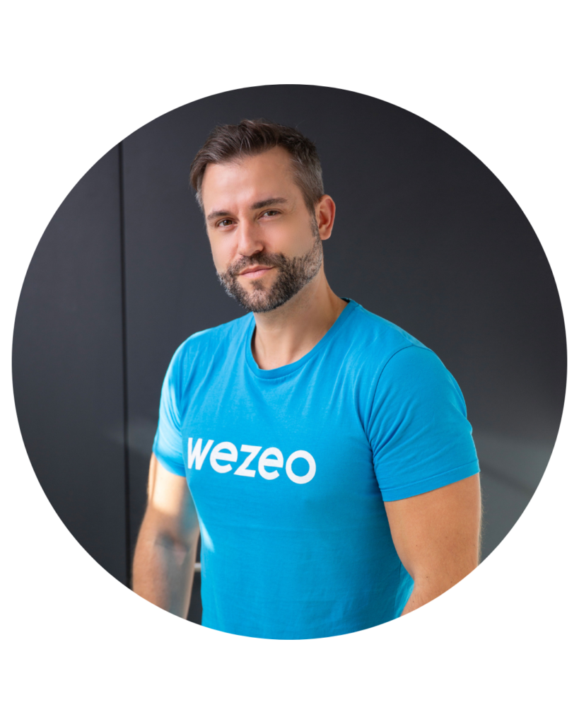 Mate Klemp multientrepreneur and co-fonder of WEZEO